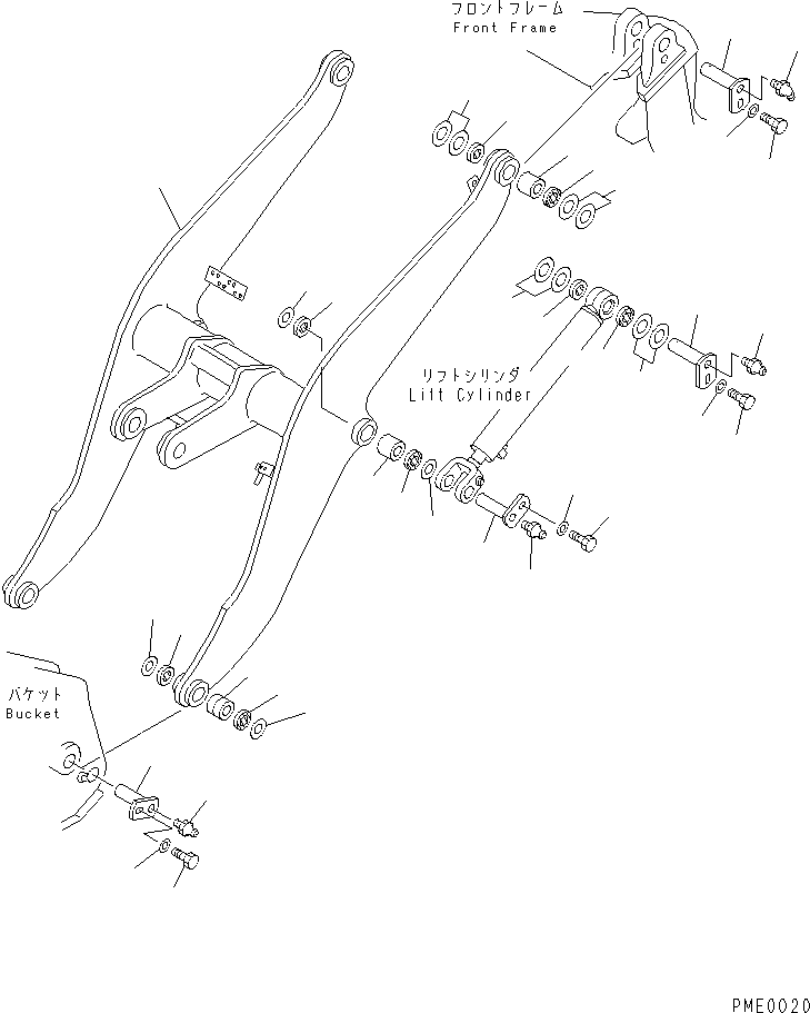 ARM,LIFT 416-V89-2120 KOMATSU