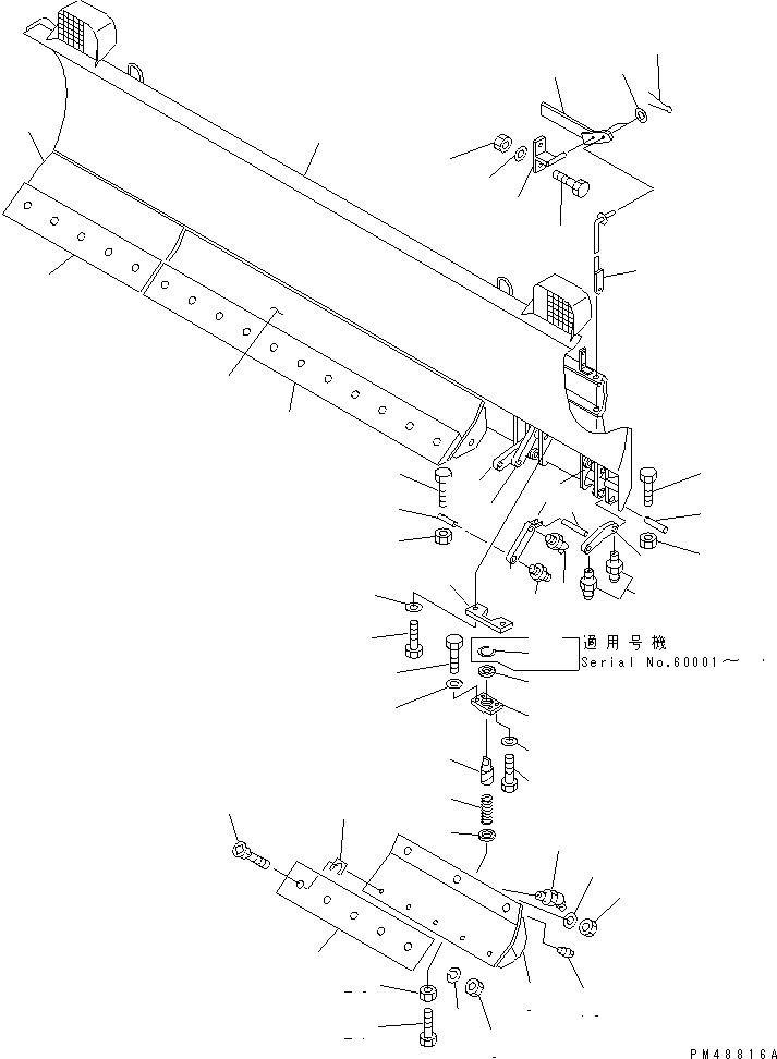 болт 01010-60655 KOMATSU