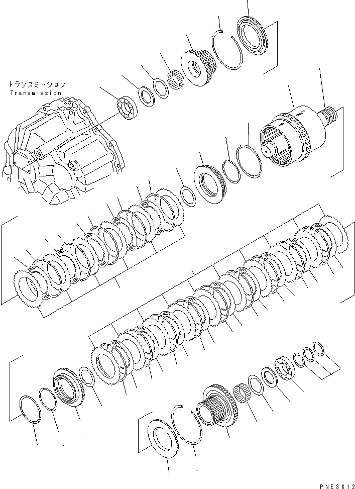 Трансмиссия в сборе (714-15-10001) KOMATSU