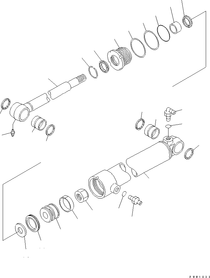 SERVICE KIT,ANGLE CYLINDER 707-98-22110 KOMATSU