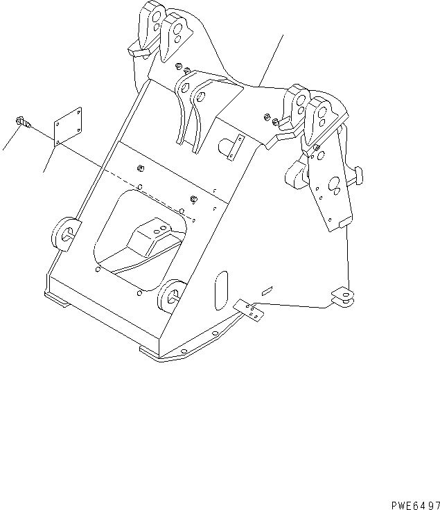 ,FRONT (REWORK) 416-877-2261 KOMATSU