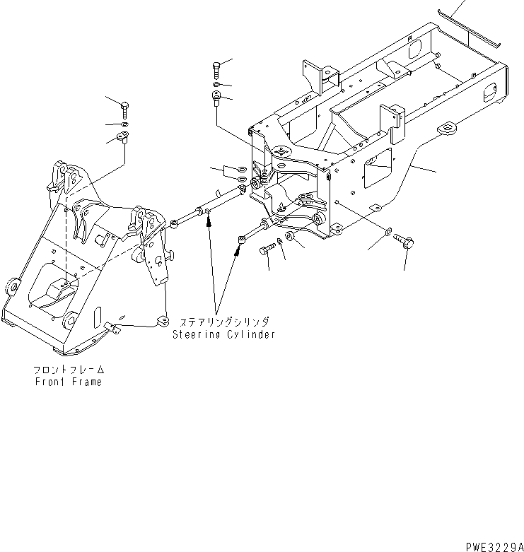 FRAME,REAR (REWORK) 416-879-2190 KOMATSU