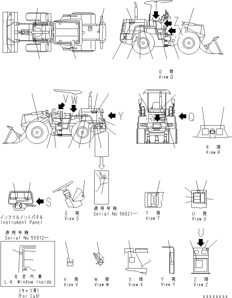 PLATE¤ DATA 416-93-21141 KOMATSU