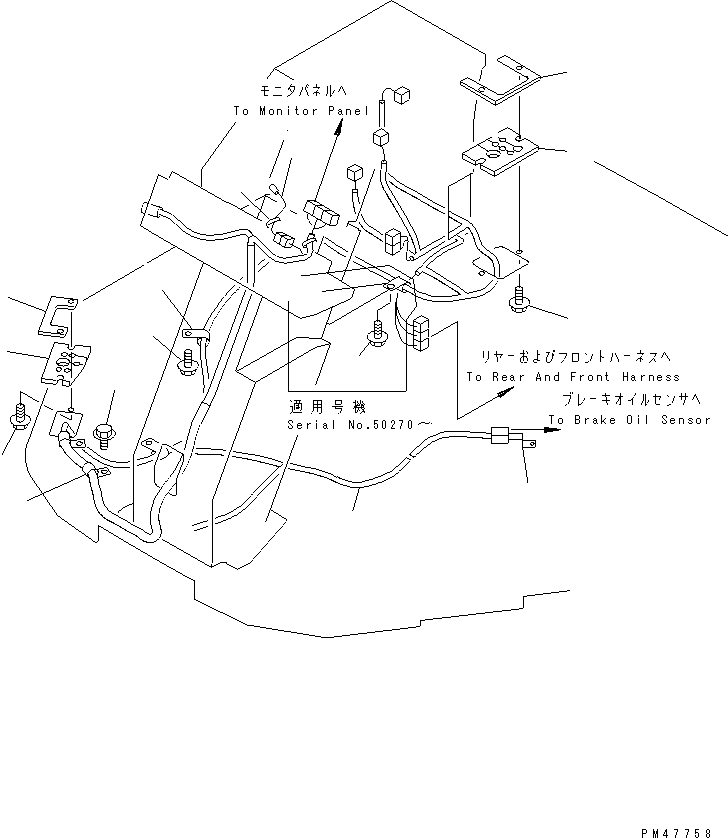 Жгут проводов 416-06-22261 KOMATSU