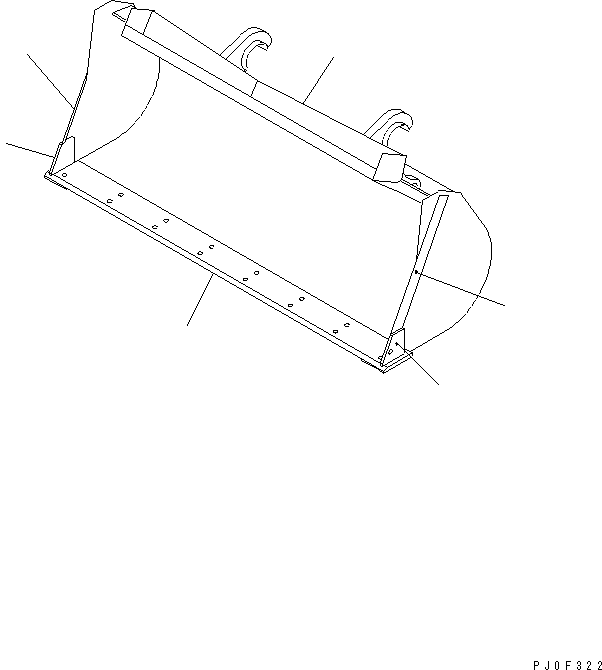 Пластина правая 417-70-12730 KOMATSU