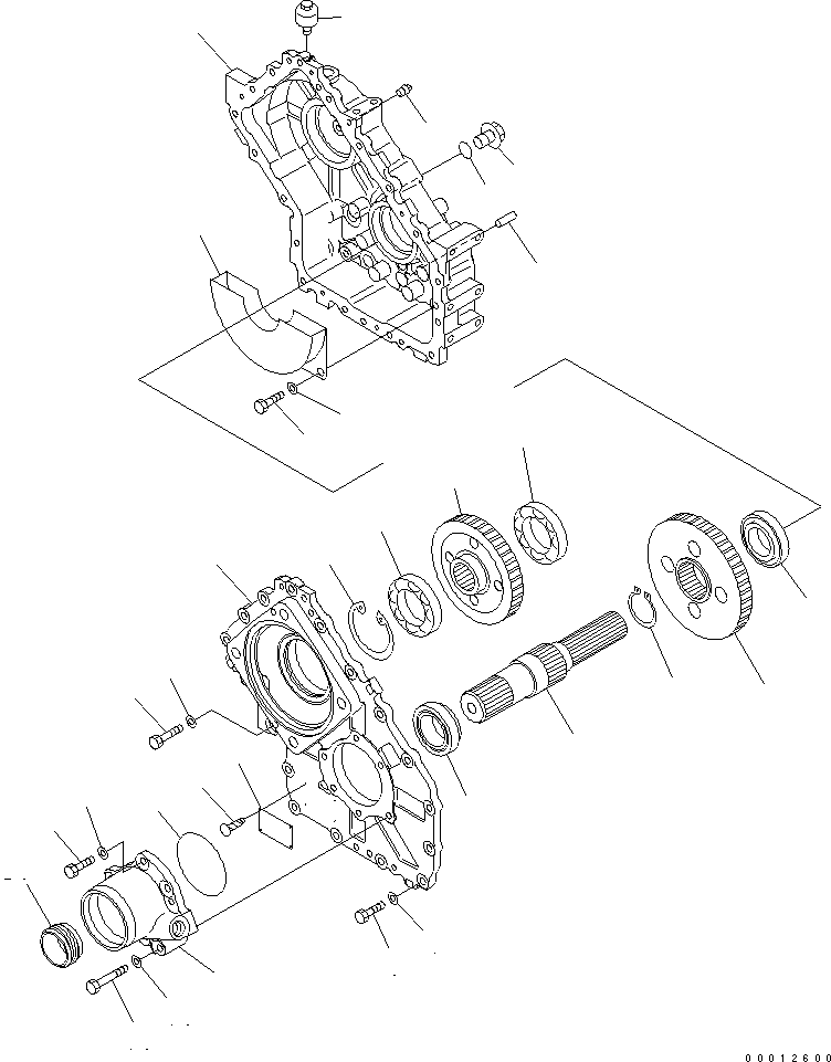 WORM 416-17-35180 KOMATSU