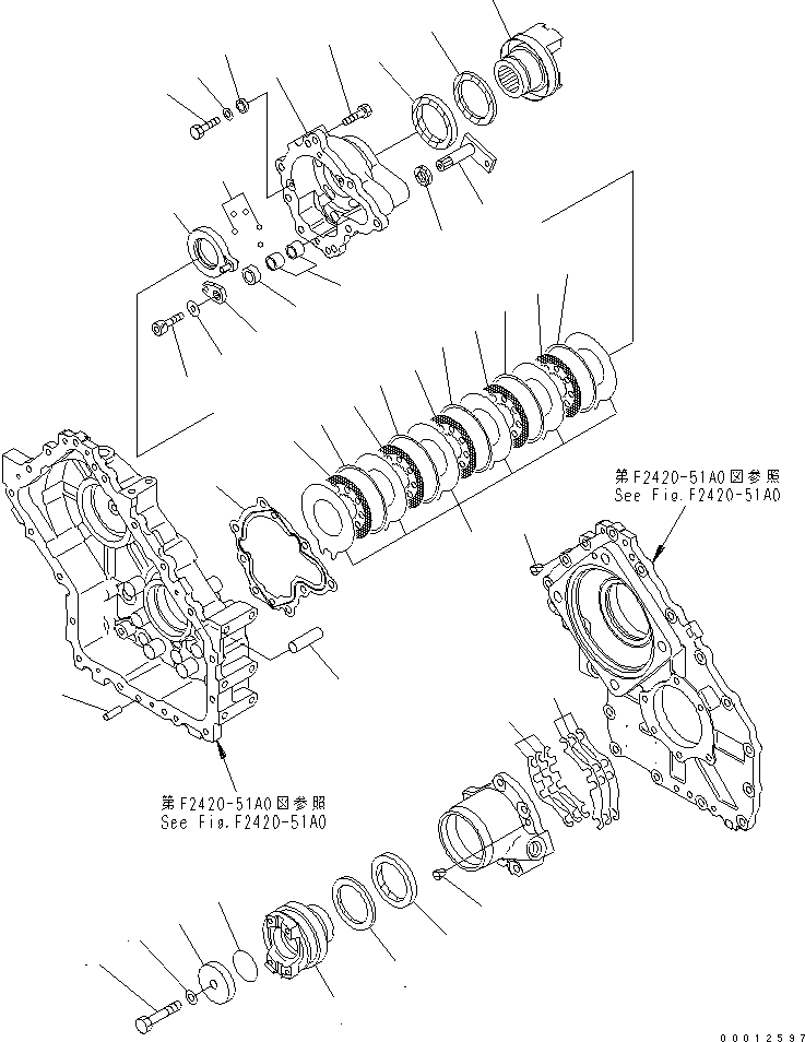 TRANSFER ASS'Y (416-17-31001) KOMATSU