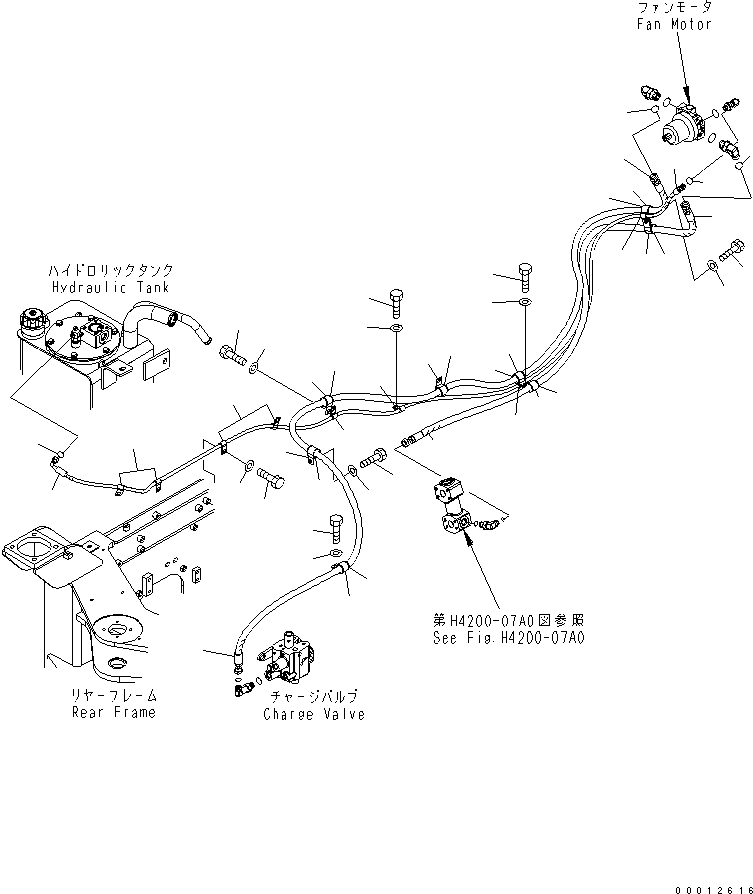 Шланг 416-03-33341 KOMATSU