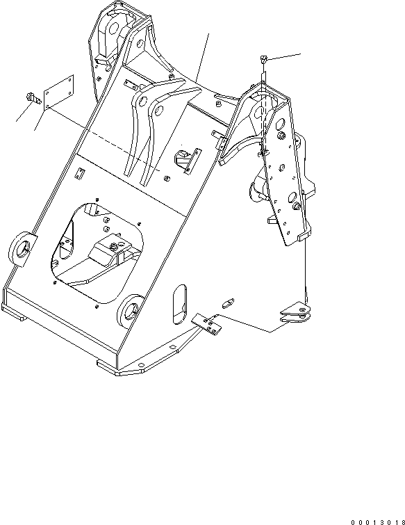 FRAME,FRONT 416-879-3330 KOMATSU