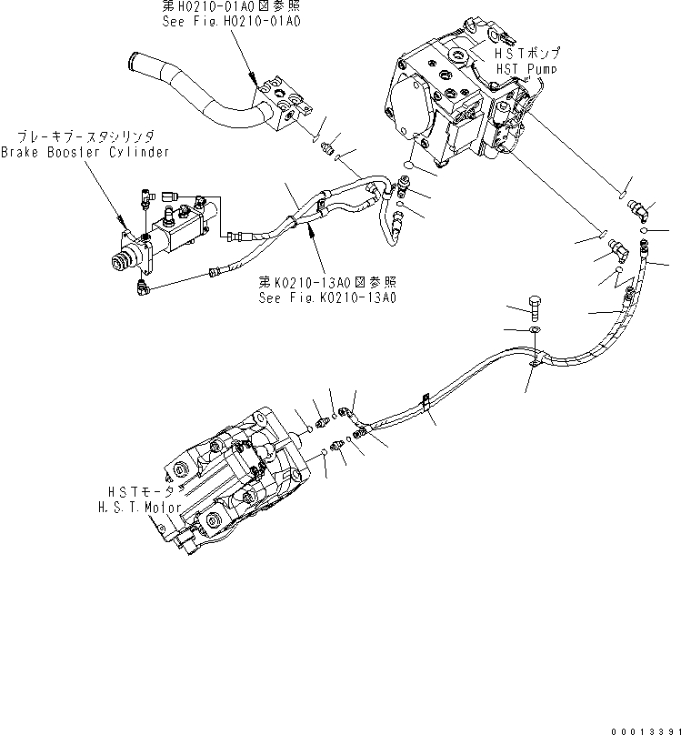 Шланг 416-18-32133 KOMATSU
