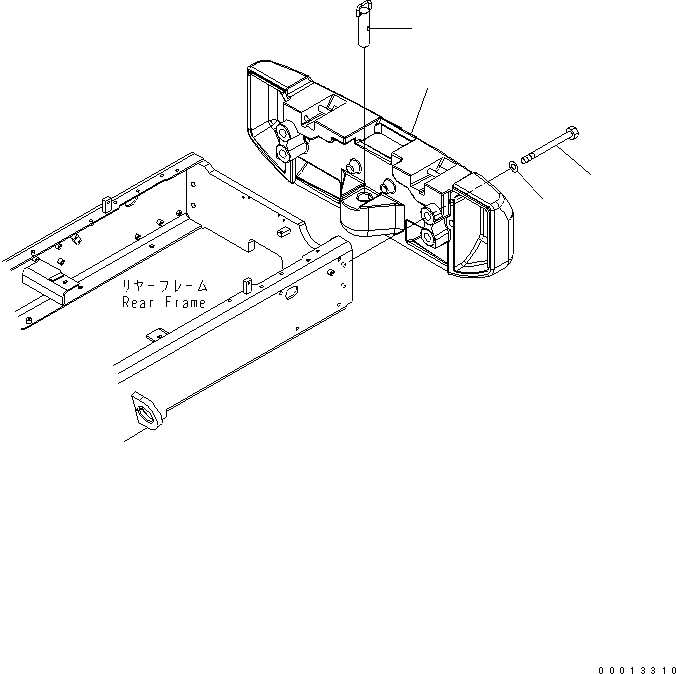 COUNTER WEIGHT 416-46-35112 KOMATSU