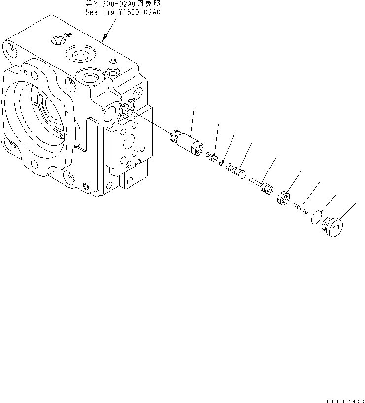 Клапан в сборе, предохранительный 720-1L-03530 KOMATSU