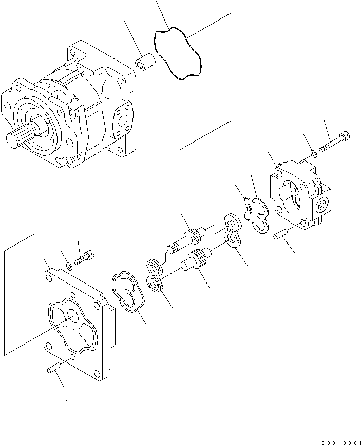 PUMP ASS'Y,(SBR(1)6) 705-41-05780 KOMATSU