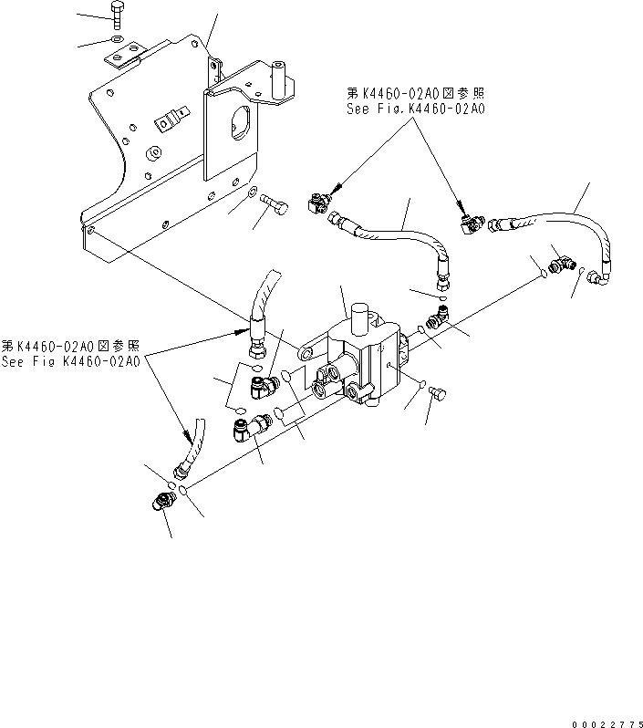 Клапан (416-Z97-3500) KOMATSU