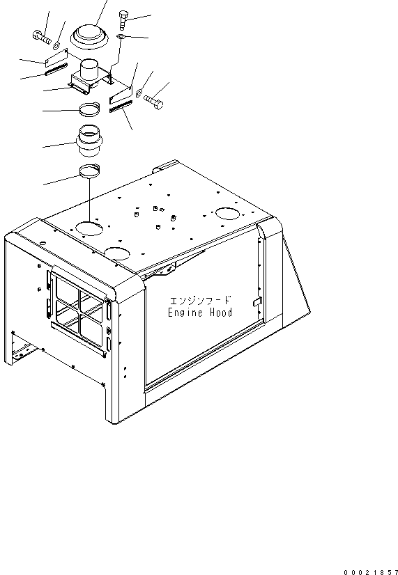 Кронштейн 416-Z97-4460 KOMATSU