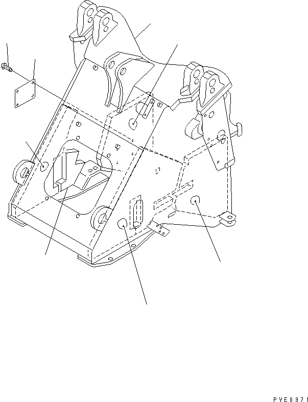SHEET,R.H. 416-S06-2740 KOMATSU