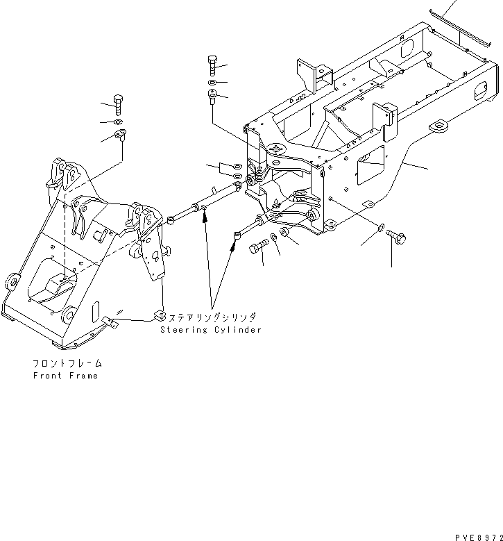 FRAME,REAR (REWORK) 416-Z97-3210 KOMATSU
