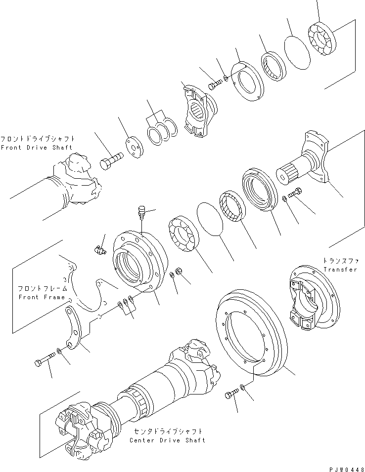 SUPPORT ASS'Y 42C-20-15002 KOMATSU
