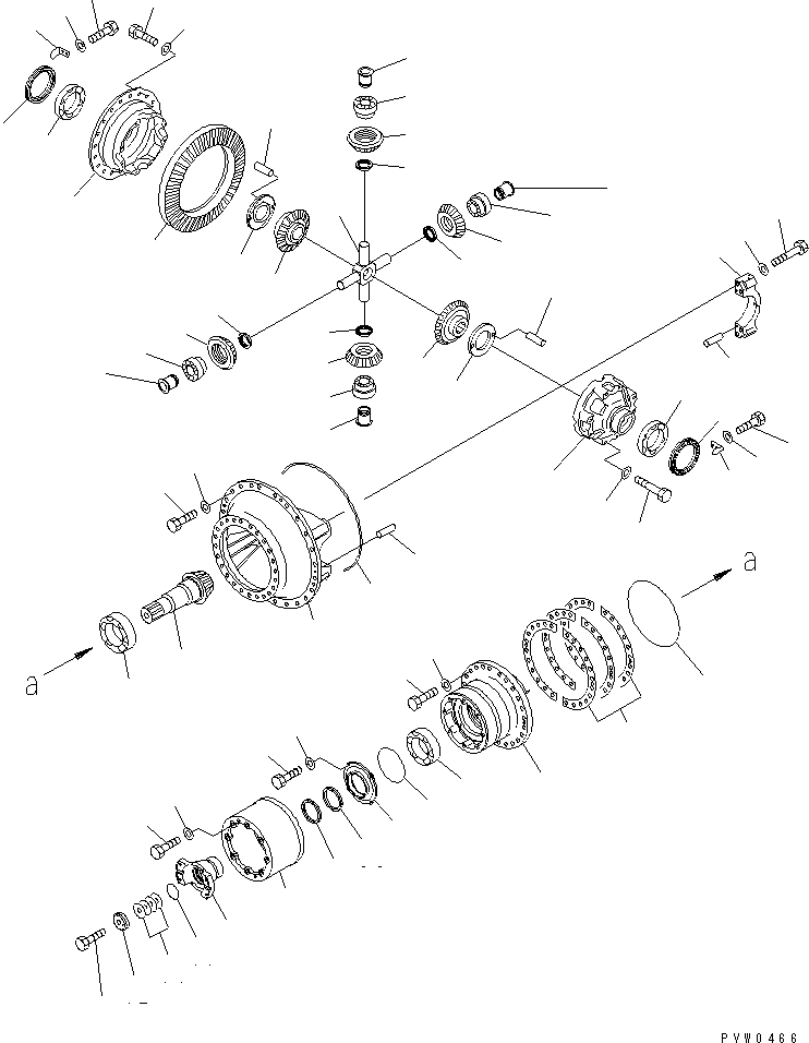 DIFFERENTIAL ASS'Y 42C-23-11002 KOMATSU