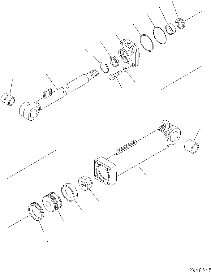 Головка цилиндров 707-27-13060 KOMATSU