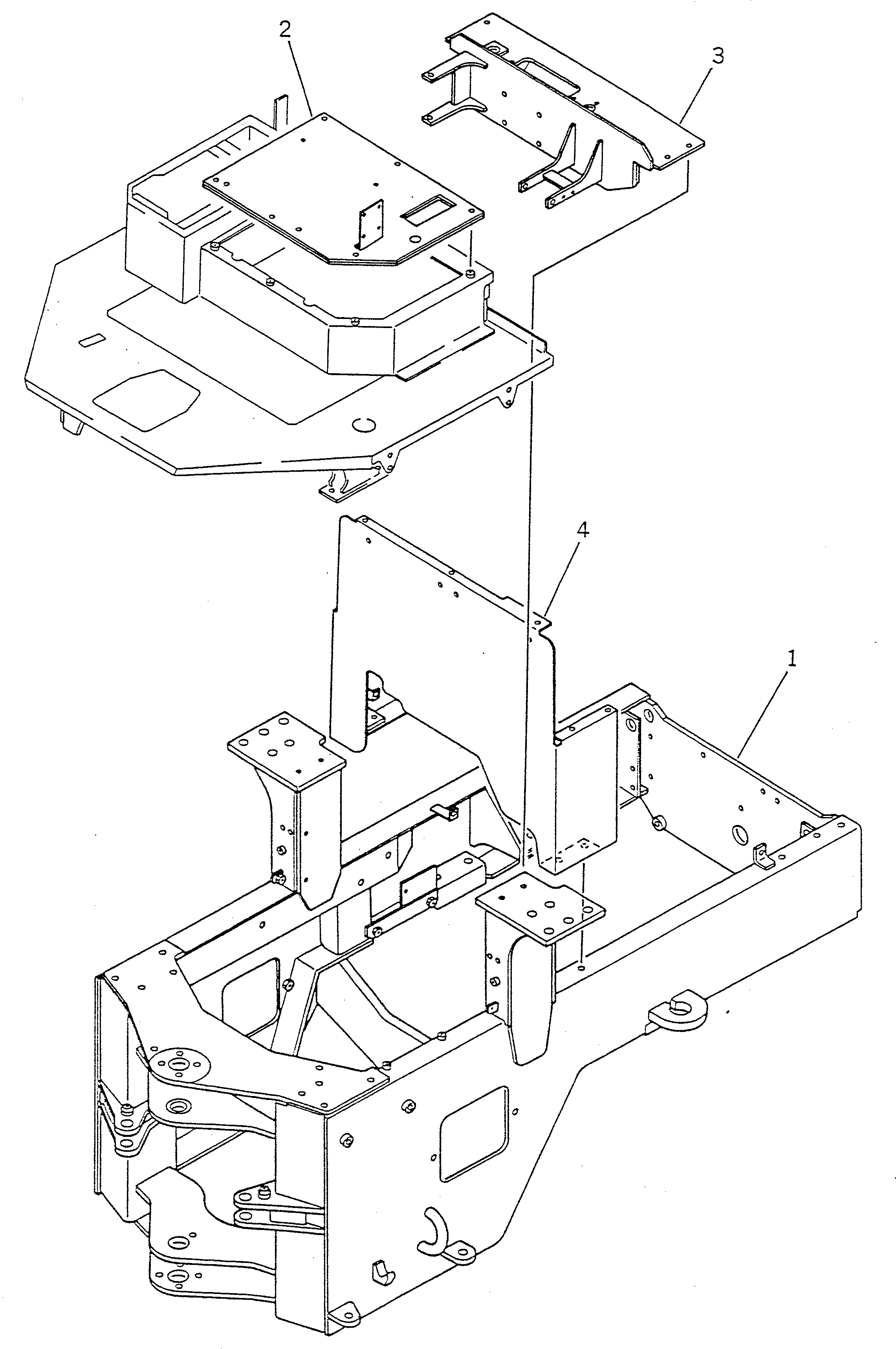 SUPPORT,(MODIFIED PARTS) 417-943-1120 KOMATSU