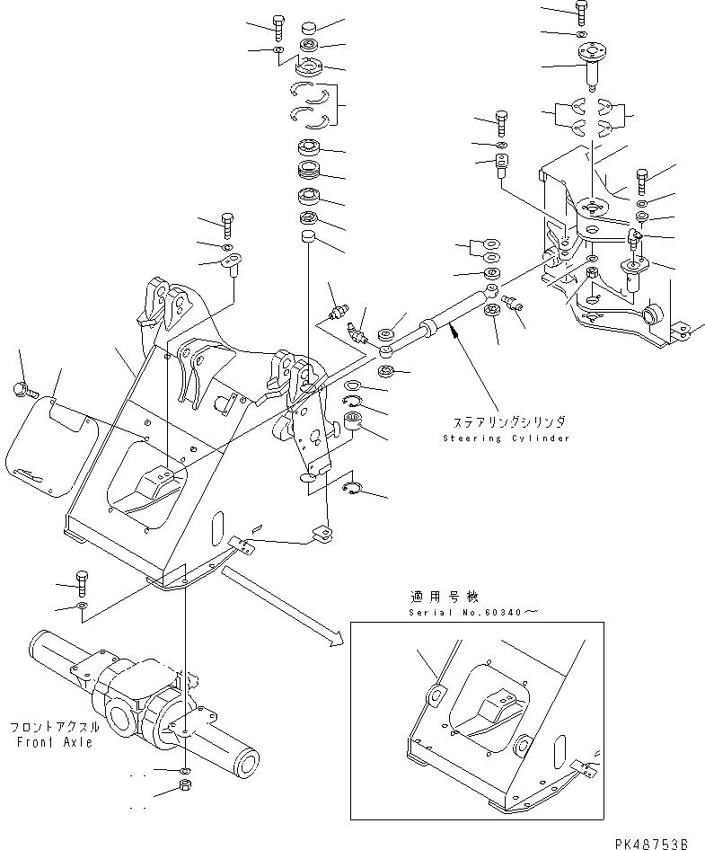 FRAME,FRONT 417-V88-2110 KOMATSU