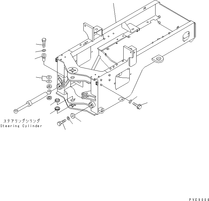 REAR,FRAME 417-Z97-2690 KOMATSU
