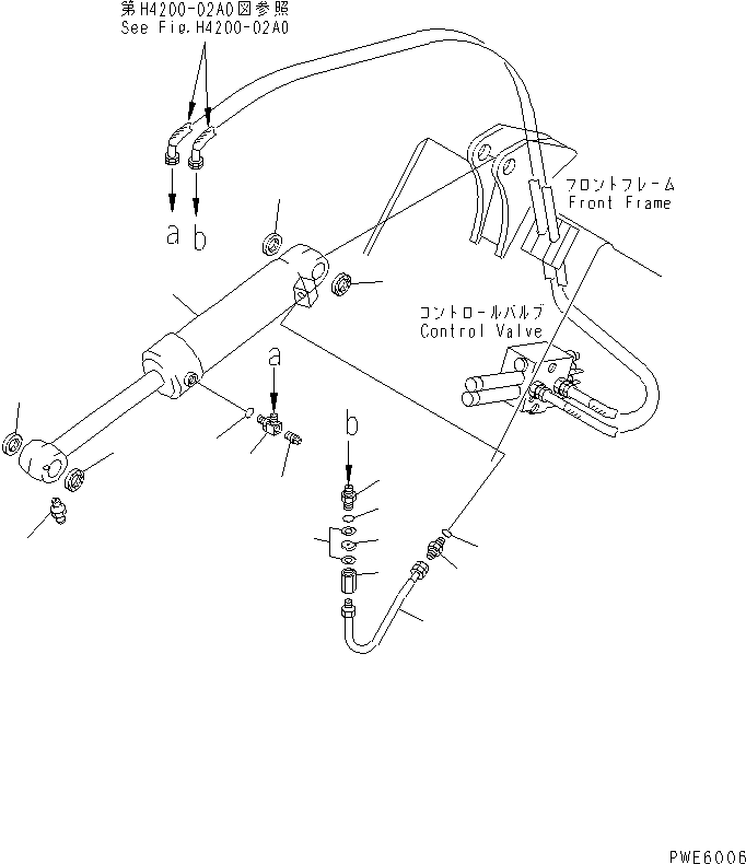 CYLINDER GROUP,DUMP (707-01-X7010) KOMATSU