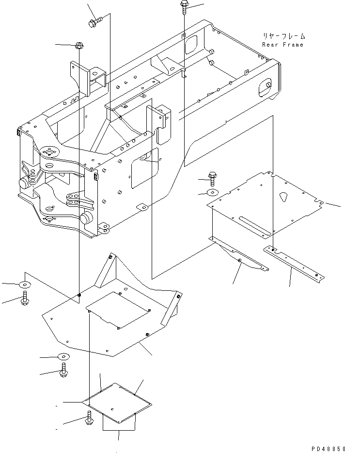 Лист 417-Z97-2220 KOMATSU