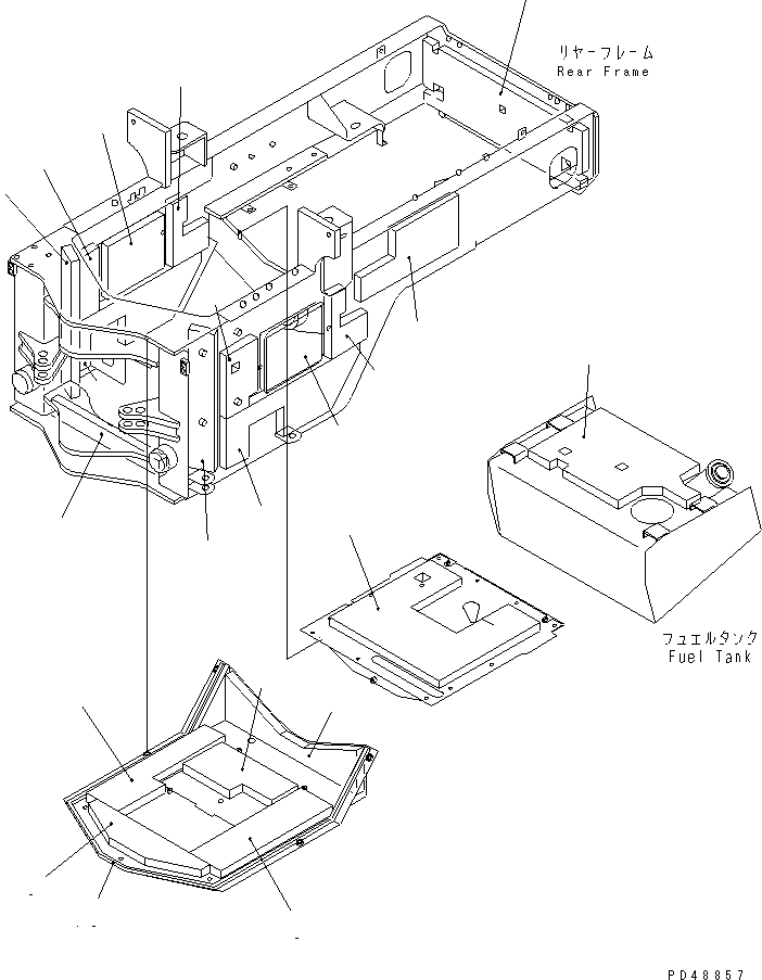 SHEET,R.H. 417-Z97-2340 KOMATSU