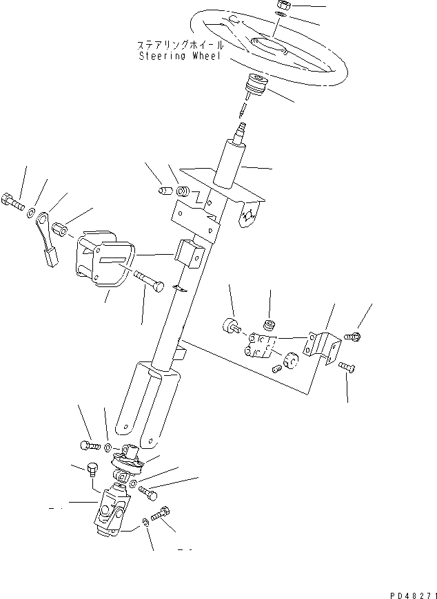COLUMN ASS'Y,STEERING 418-S98-2110 KOMATSU
