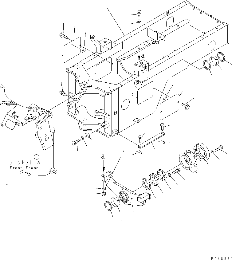 Пластина (сварная) 418-879-1551 KOMATSU