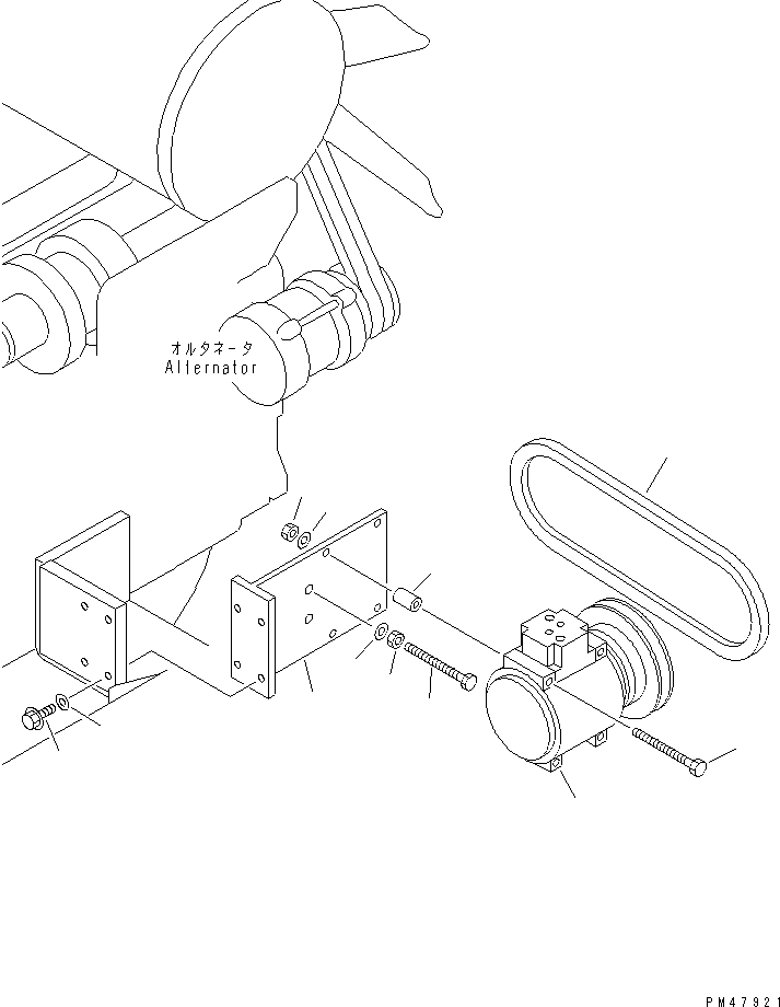 AIR COMPRESSOR ASS'Y (\0\421-07-21520) KOMATSU