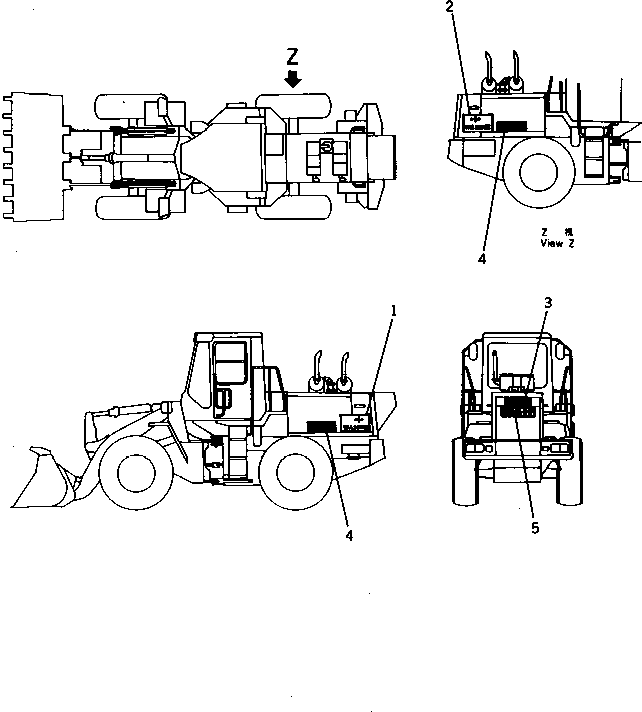 PLATE¤ MARK,L.H. 418-Z97-1380 KOMATSU