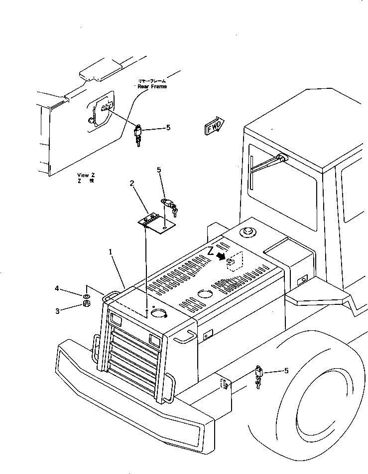 GUARD,(MODIFIED PART) 418-54-11412 KOMATSU
