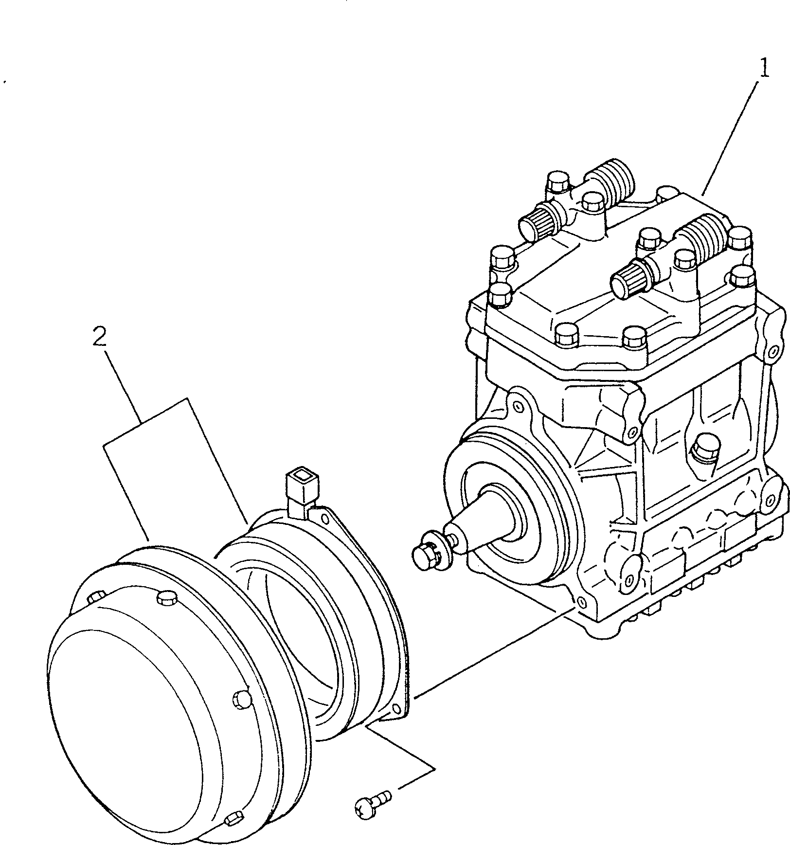 Компрессор 423-T43-1320 KOMATSU