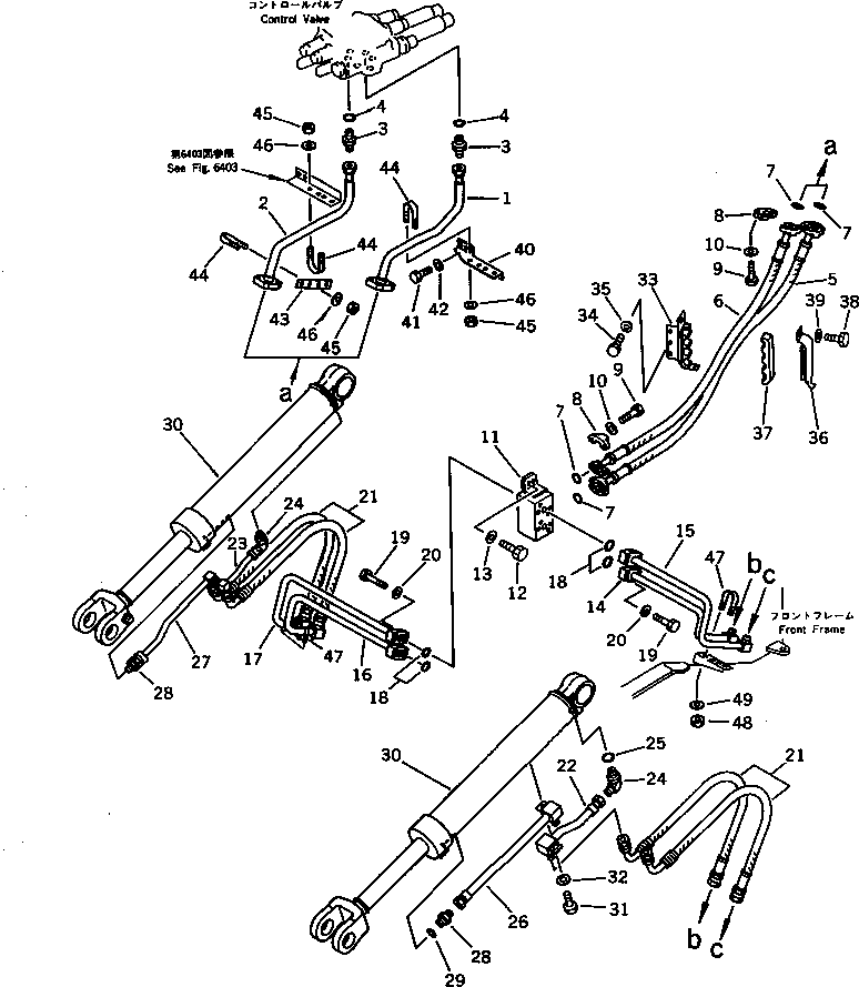 CYLINDER ASS'Y,LIFT (707-00-01050) KOMATSU