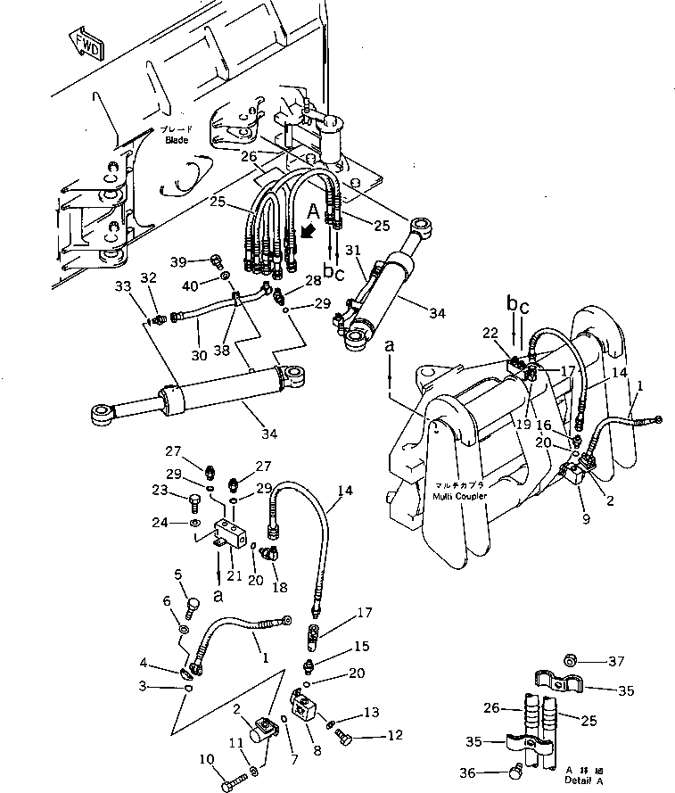 BLOCK,R.H. 418-915-1530 KOMATSU