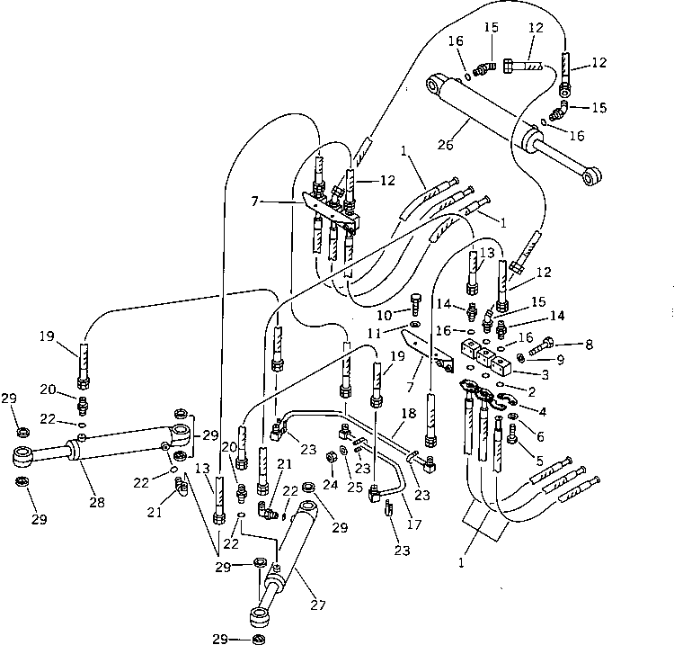 Кронштейн 418-S74-1130 KOMATSU