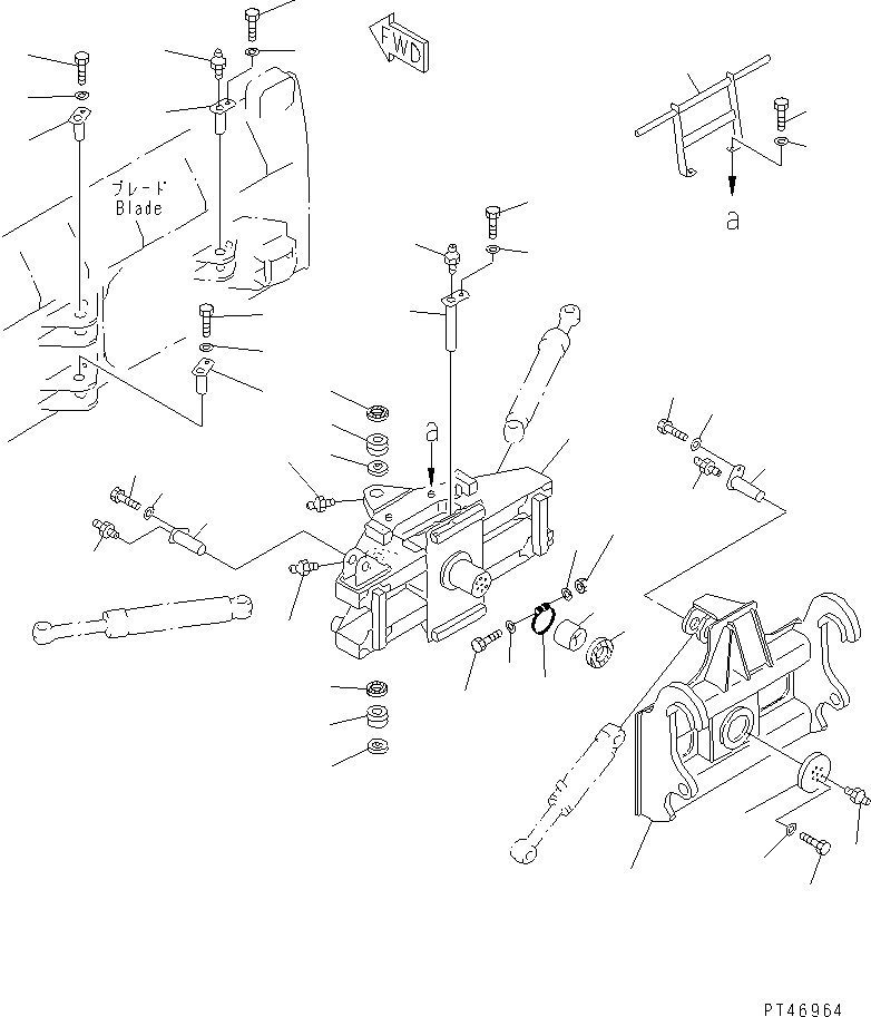FRAME,TILT 418-T53-1111 KOMATSU