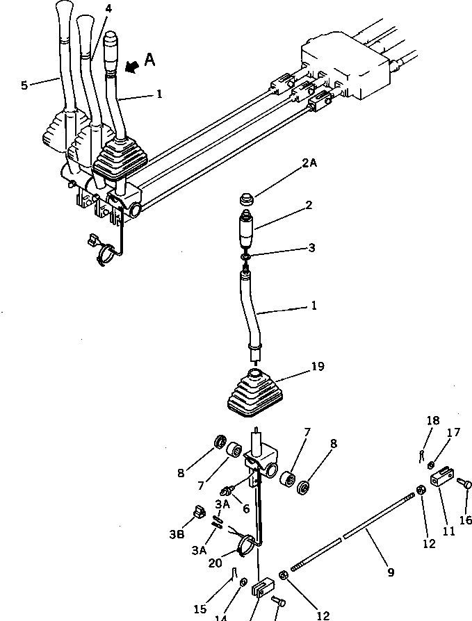 LEVER,BUCKET 418-877-1251 KOMATSU
