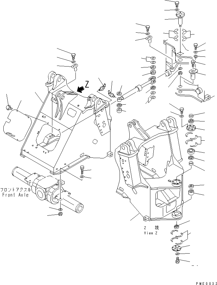 COVER,FRONT (REWORK) 418-911-2540 KOMATSU