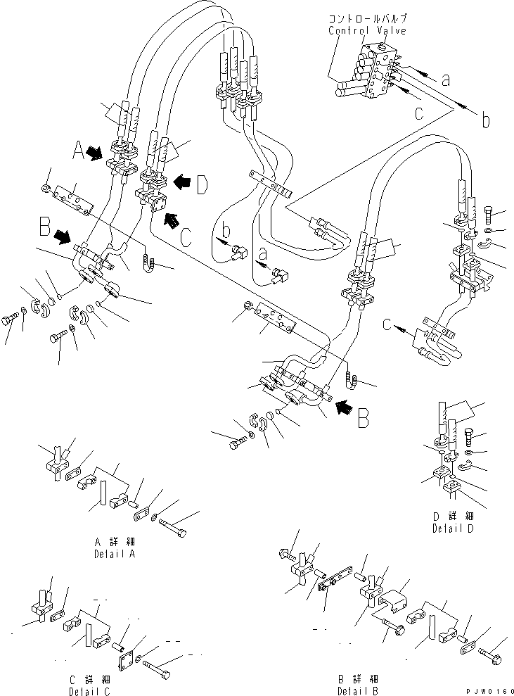 Трубка правая 418-877-2180 KOMATSU