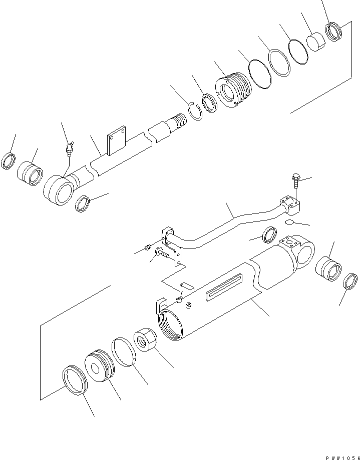 CYLINDER GROUP,DUMP (\8\707-00-X7420) KOMATSU