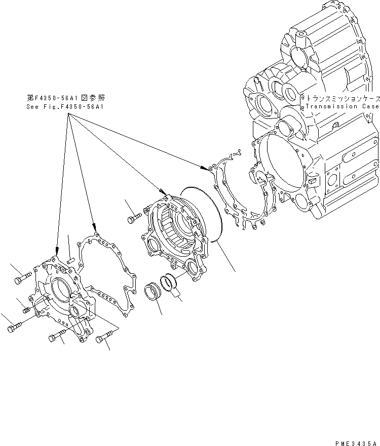 TORQFLOW ASS'Y,(TACHOGRAPH & KAISOU) (714-13-10210) KOMATSU