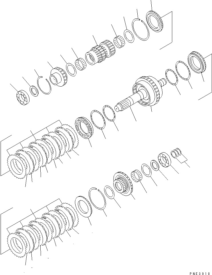 SHAFT ASS'Y,(TACHOGRAPH) 714-13-12140 KOMATSU