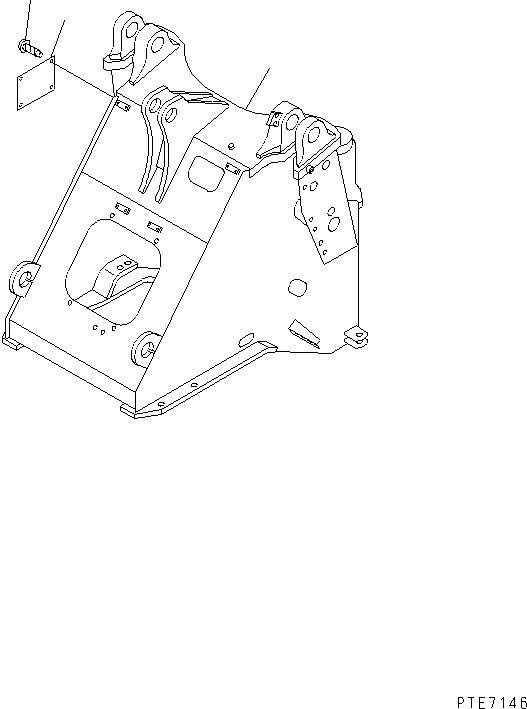 FRAME,FRONT (REWORK) 418-877-2311 KOMATSU
