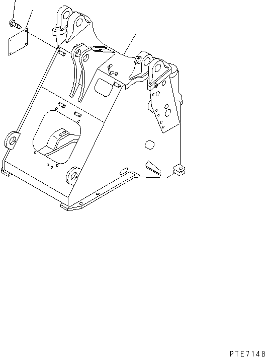 FRAME,FRONT (REWORK) 418-879-2421 KOMATSU