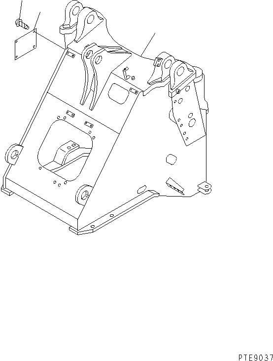 FRAME,FRONT (REWORK) 418-V88-2411 KOMATSU