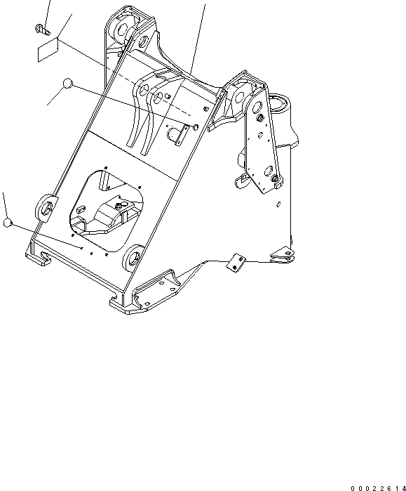 FRAME,FRONT 417-46-31102 KOMATSU